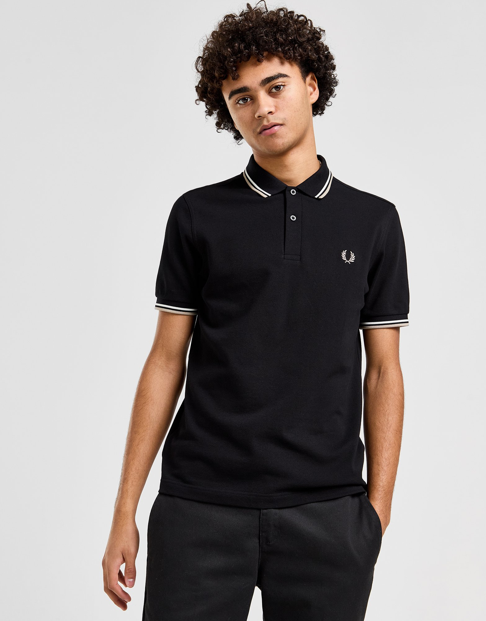 Fred Perry Polo Double Liseré Homme