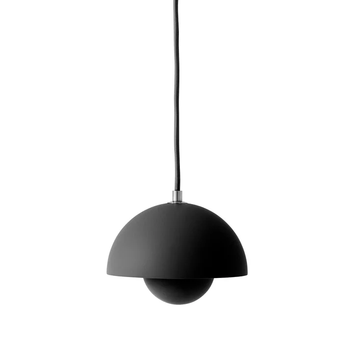 &Tradition - FlowerPot Pendelleuchte VP10, schwarz matt