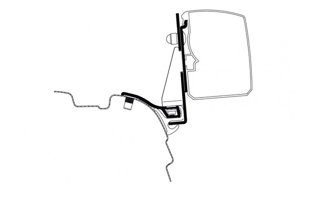 Thule Adapter T 3200 VW T5/T6 Minivan Multi Rail