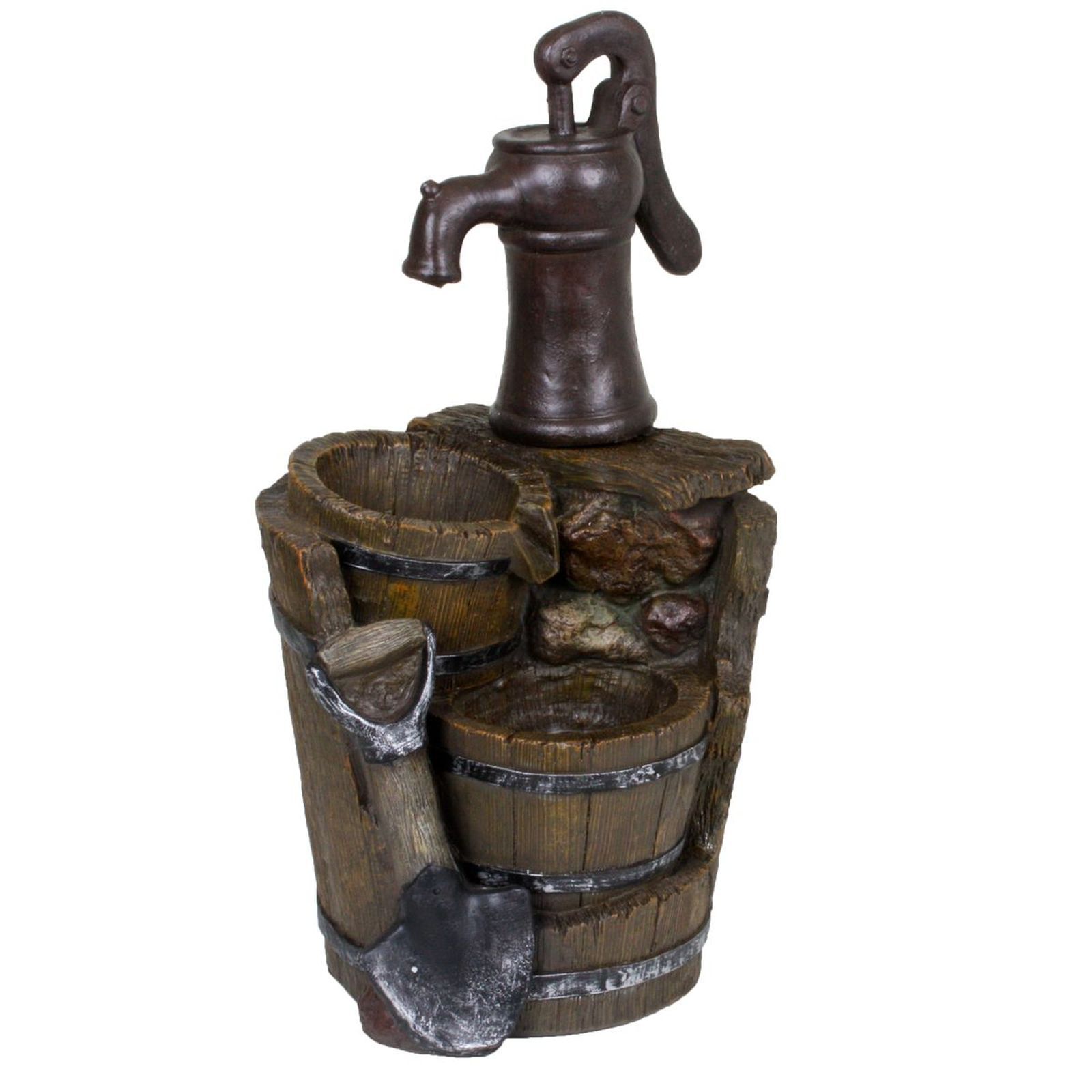 Brunnen TRITON - braun - mit Kaskade