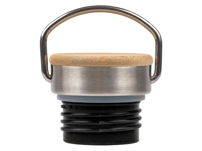KOOR Trinkflasche Acciaio Legno 1 L Einwandige Trinkflasche