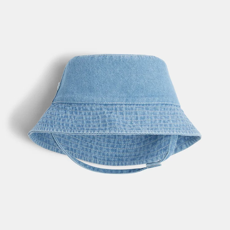 Bob en denim bleu bébé mixte Bleu
