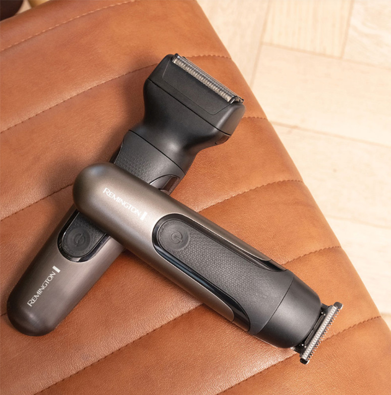 PG760 Haarschneider One Head & Body Multigroomer Elektrischer Rasierer Trimmer mit 10 Aufsätzen (43321560100) - Grau