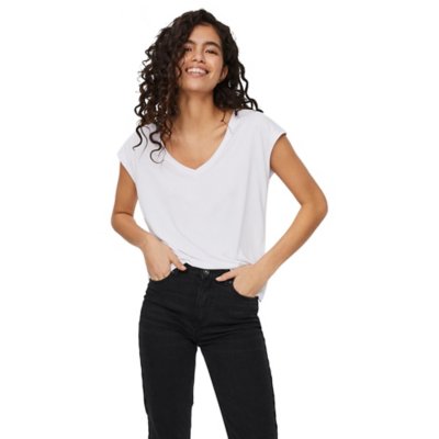 Tee-shirt à manches courtes femme Vmfilli V-Netee VERO MODA