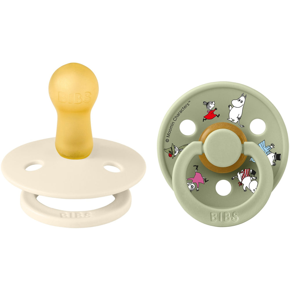 Køb Bibs X Moomin Ivory Mix Sut Colour 2-Pak Friends Latex
