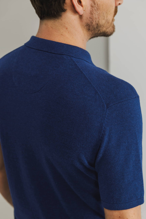 State of Art blauwe heren polo