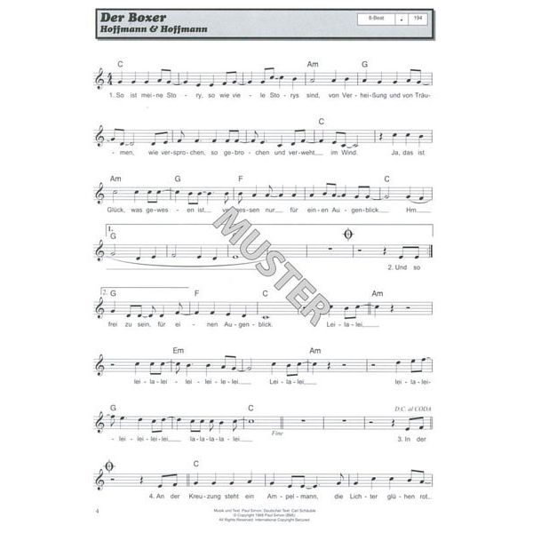 Musikverlag Hildner Welthits auf Deutsch