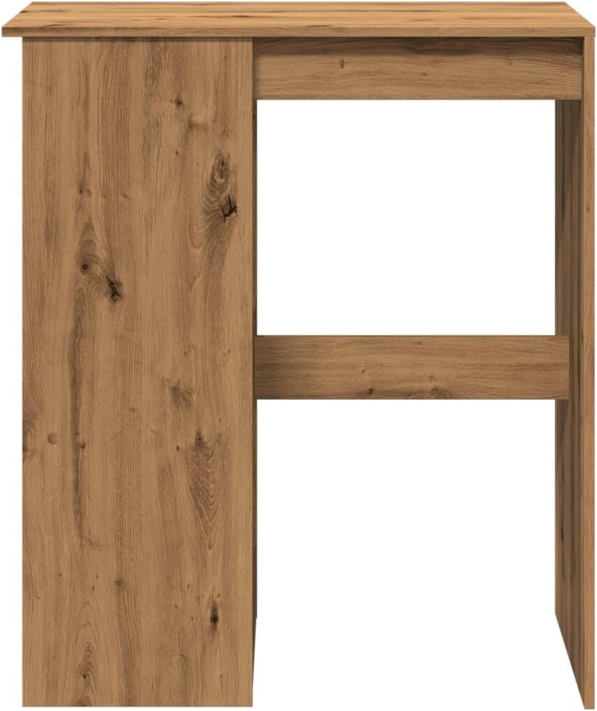 Bartisch mit Regal Artisan-Eiche 90x47,5x103,5 cm Holzwerkstoff Bartisch, Bistrotisch Bartheke für Hausbar, Wohnzimmer und Esszimme