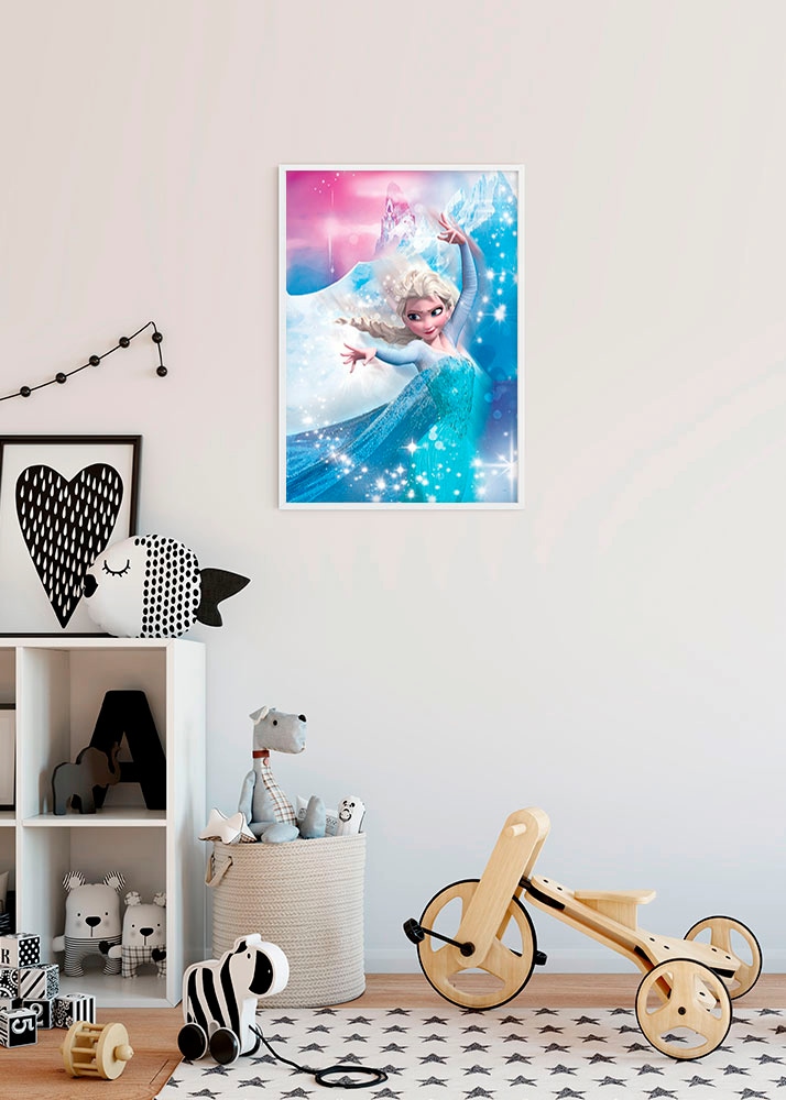 Komar Bild »Frozen 2 Elsa Action« Disney 1 Stk. tlg. Wandbild zur Dekoration im Kinderzimmer - ohne Rahmen