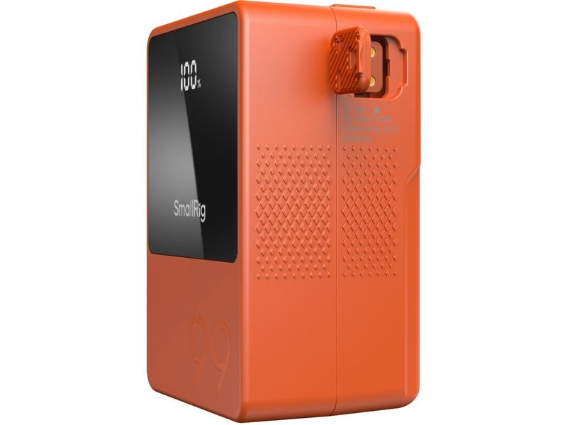 Smallrig VB99 Mini V-Mount-Batterie Orange Kompakter und leichter V-Mount-Akku