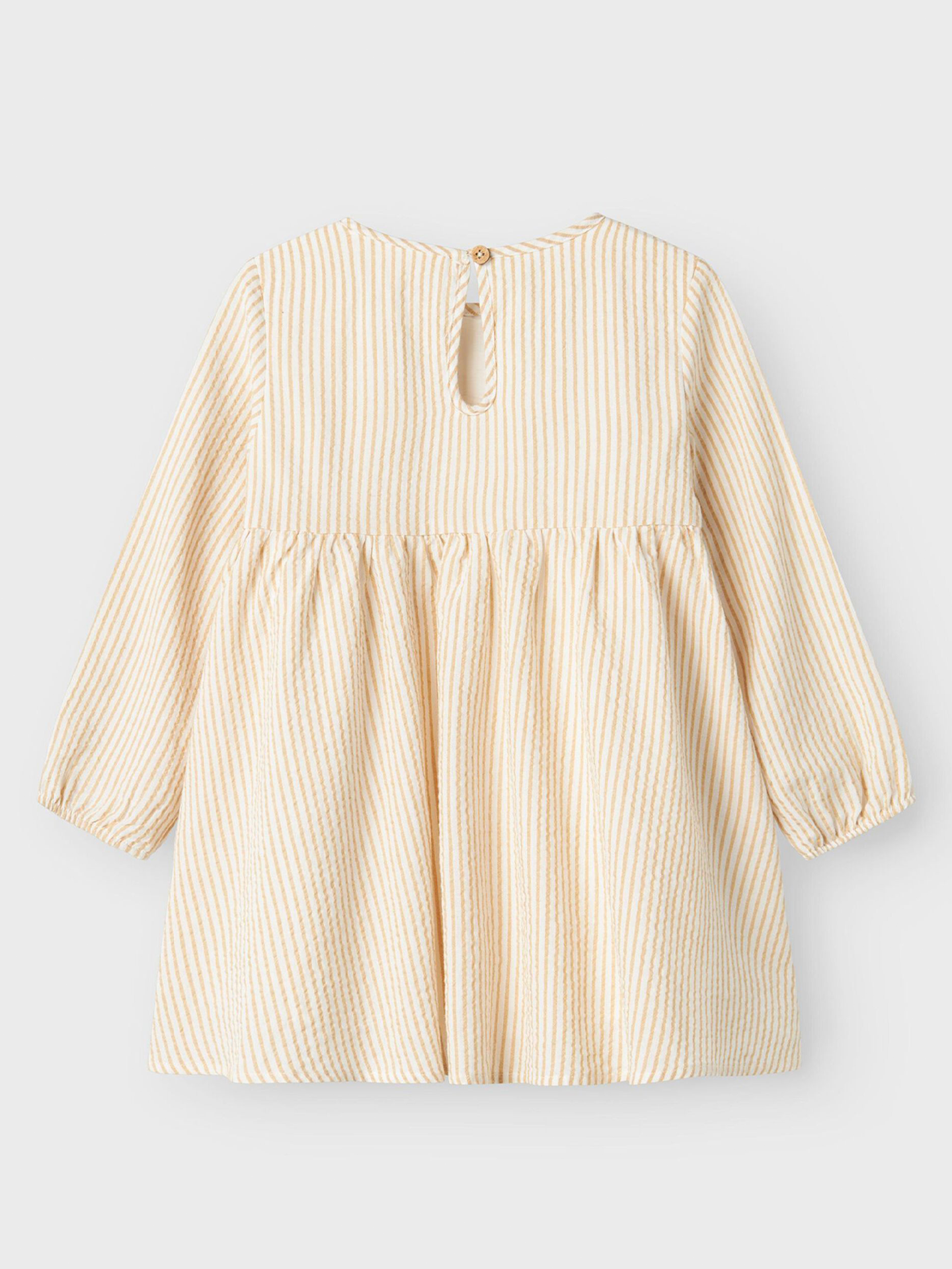 Lino Long Sleeve Loose Dress