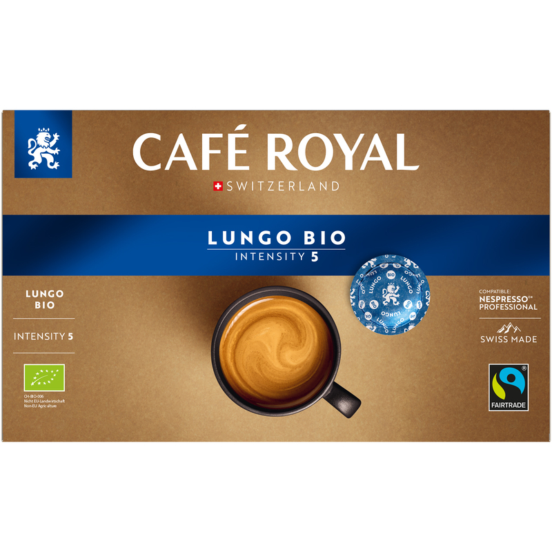Café Royal Professional Kaffee-Pads Lungo Bio, 50 Stück