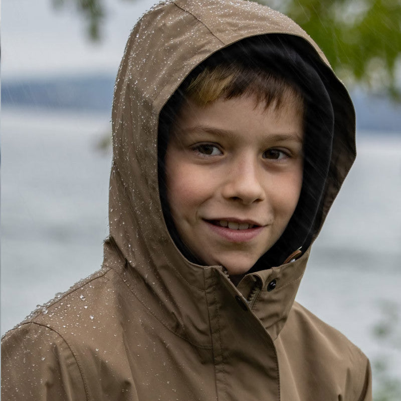 Kinder Sita Regenjacke shitake