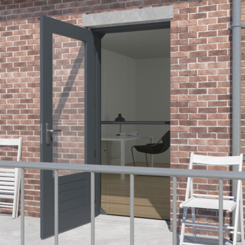 Livn hordeur Excellent telescopisch antraciet 105x235 cm
