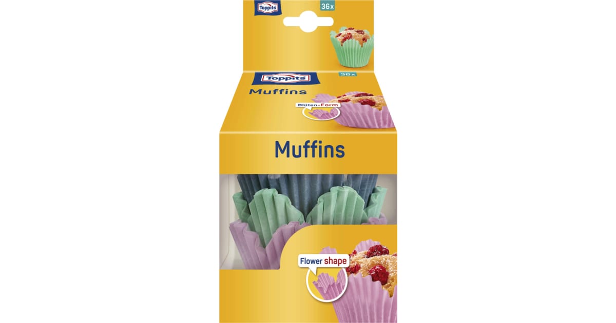 TOPPITS Flowershape Muffinsformen
