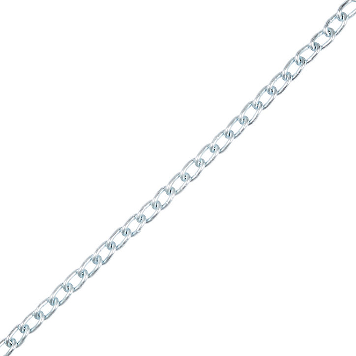 Chaîne non soudée nouée en acier Diall ø5 mm, 2.5 m