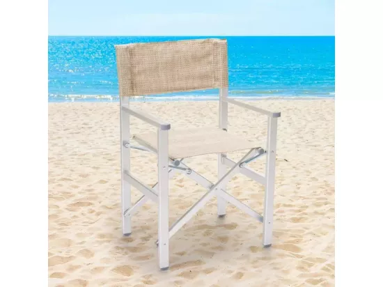 Chaise pliante portable en aluminium plage jardin camping KALOT