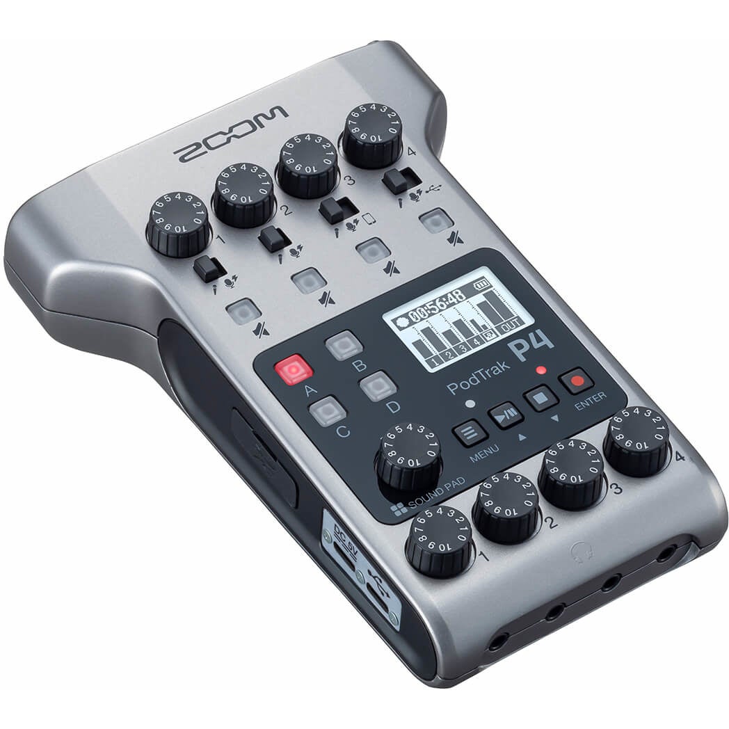 Zoom PodTrak P4 podcast recorder
