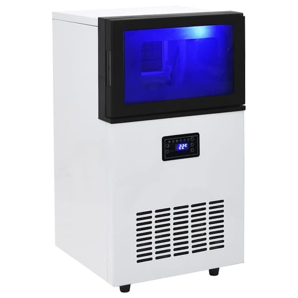 vidaXL Isbitmaskin 45 kg/24 t svart