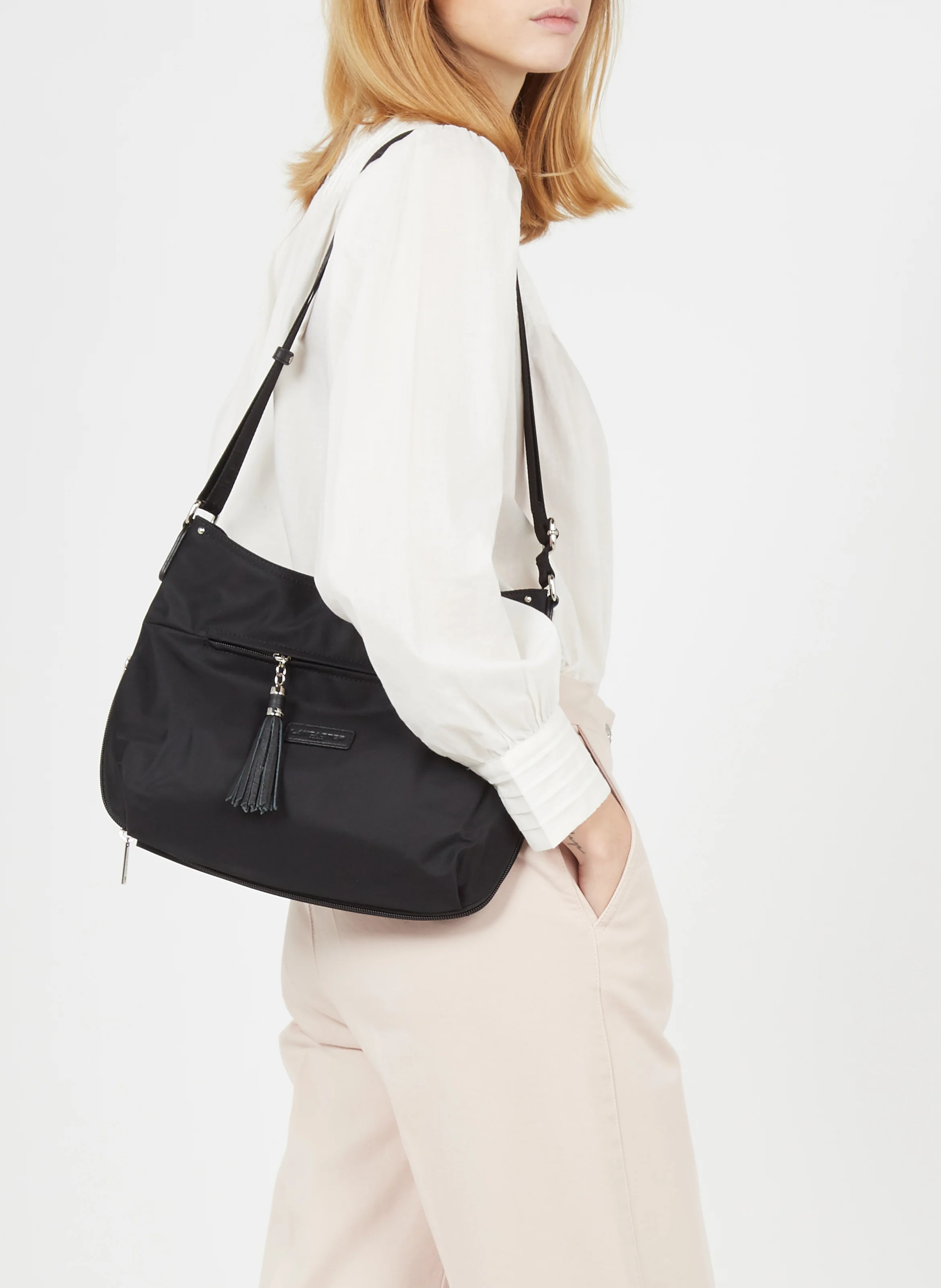 Besace en nylon | Noir