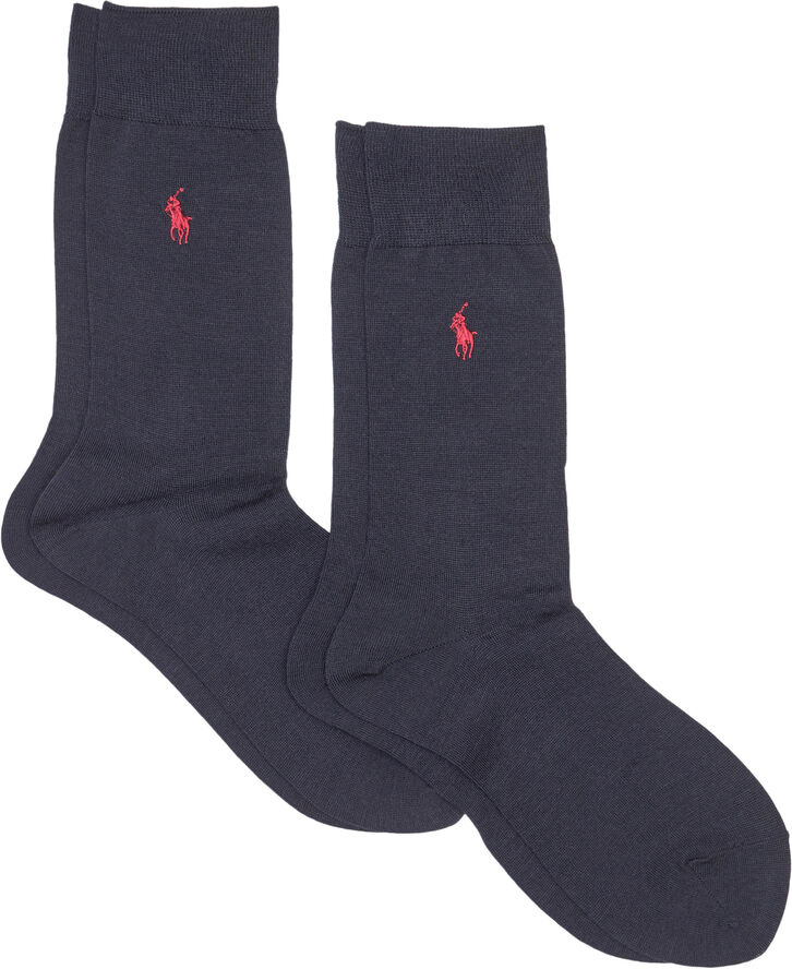 Polo Ralph Lauren Dress Sock 2-Pack Blå