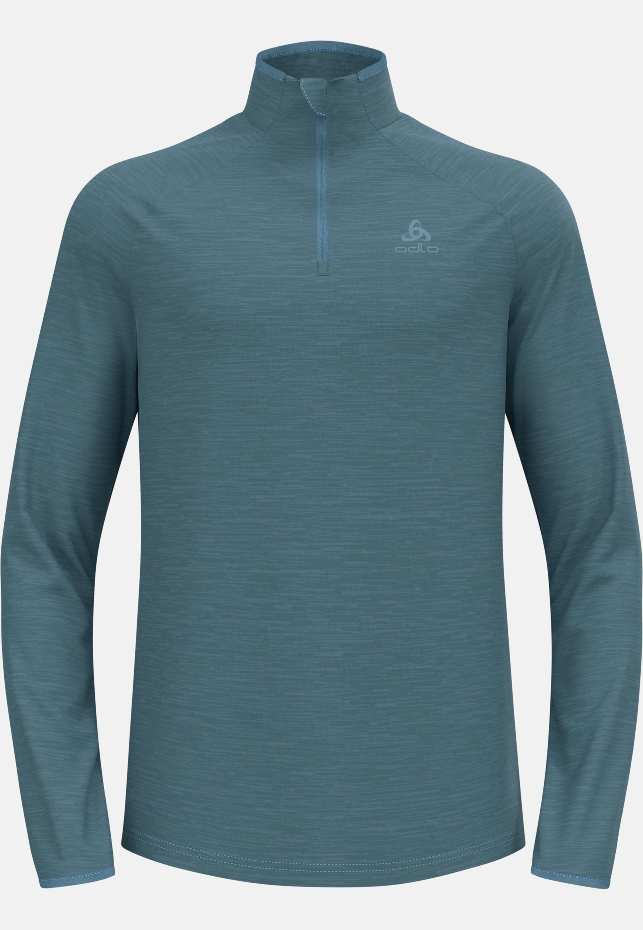 Herren Run Easy Mid Layer Oberteil in provincial blue melange