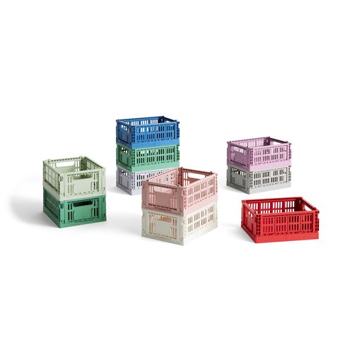 HAY Color Crate 2-pak Kasse, Blush