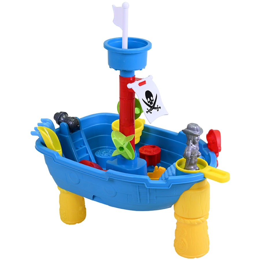 knorr toys® Sand- und Wassertisch Piratenschiff
