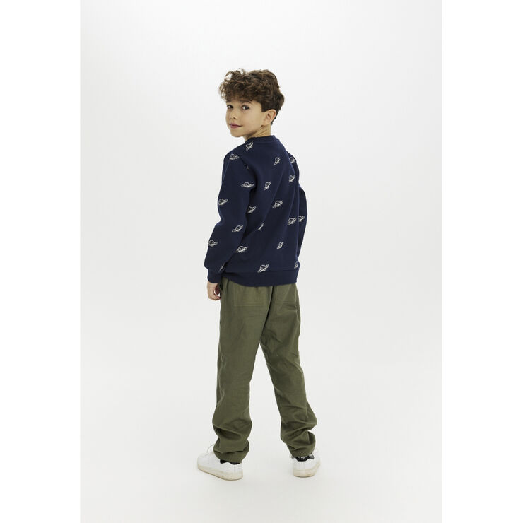 The New TNMarty Pique Sweatshirt Navy blazer plane