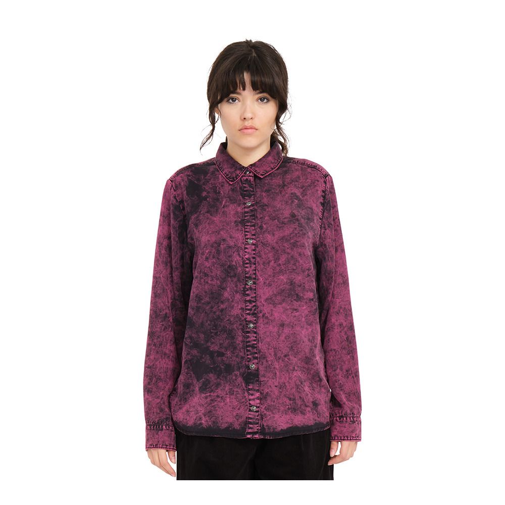 Volcom ACID - Chemise Femme wine
