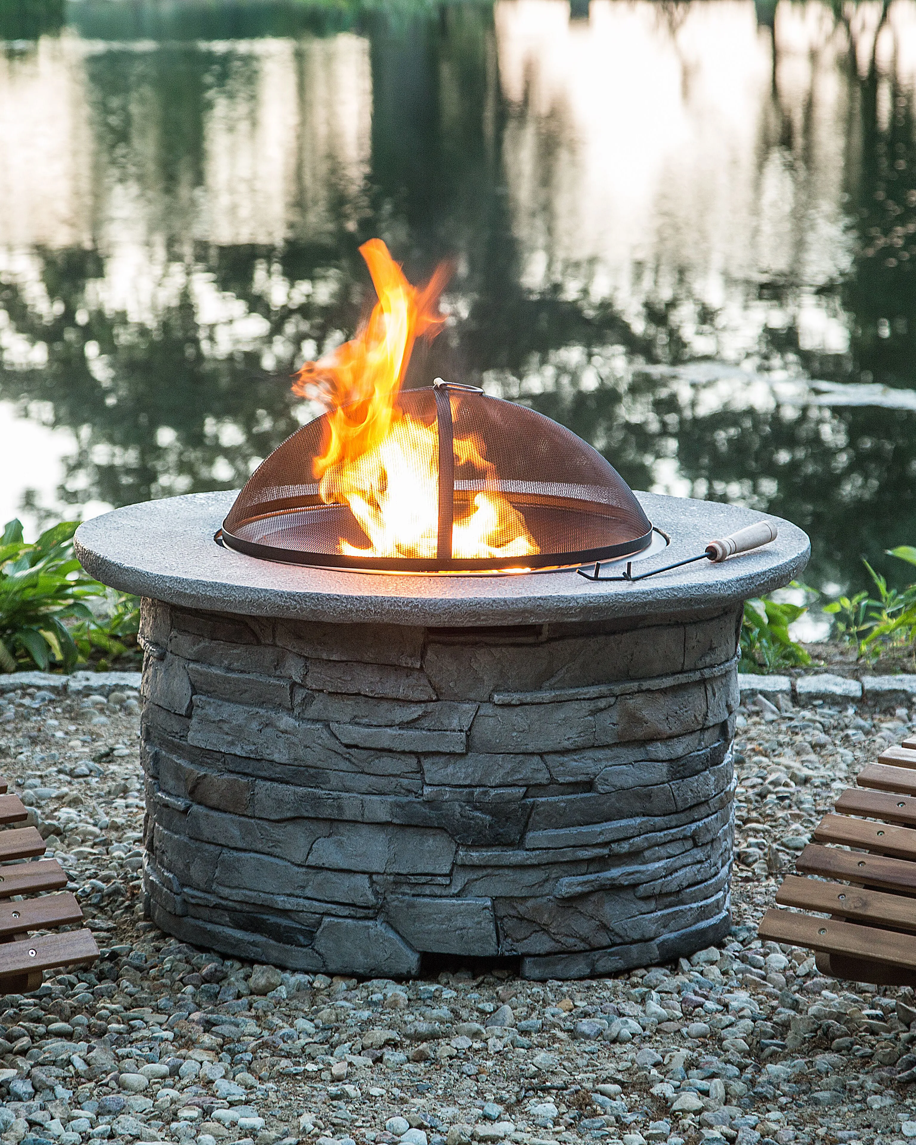 Grill vuurplaats TAMBORA Beton Grijs