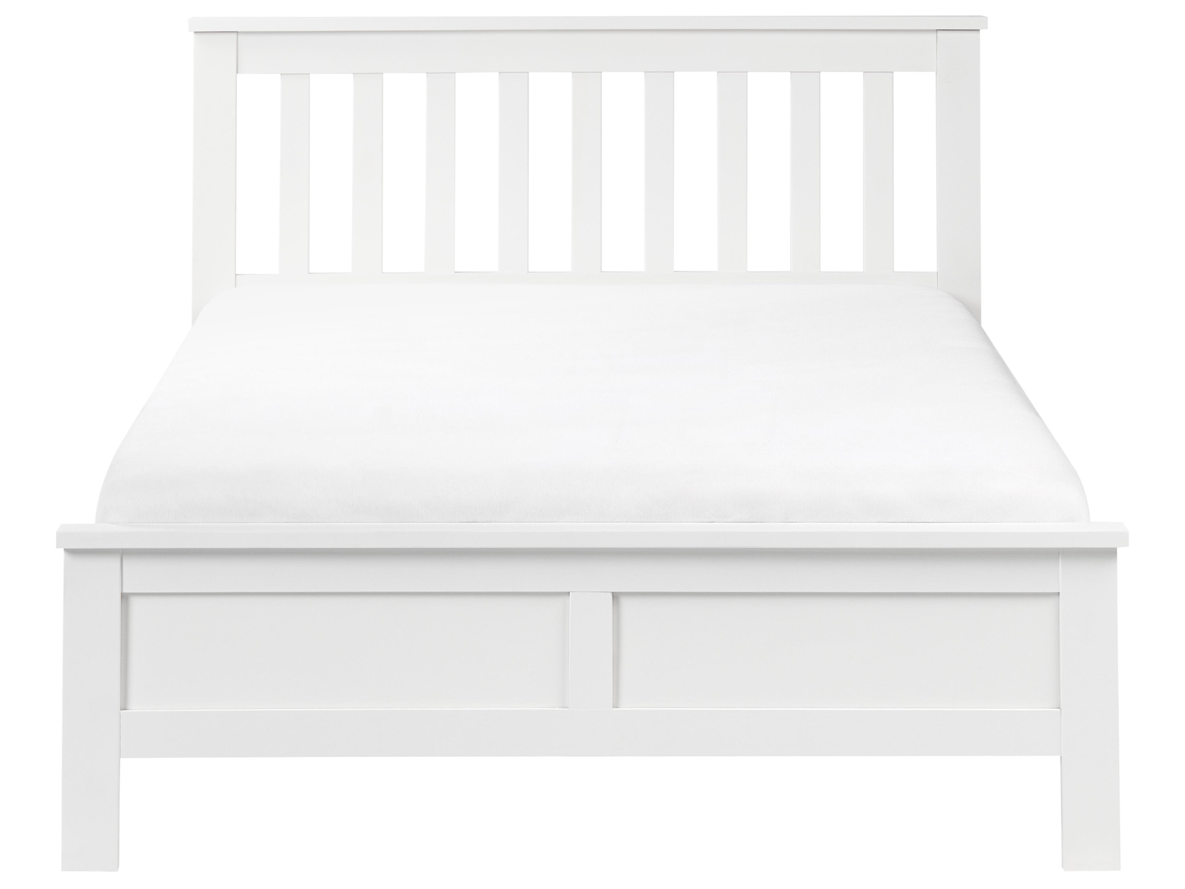 Bed Dennenhout MAYENNE 120 x 200 cm Wit