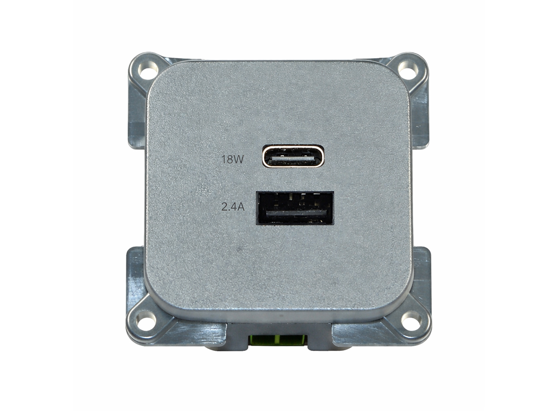HABA USB-A en USB-C inbouwdoos