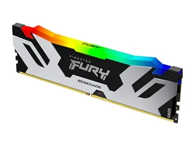 Kingston FURY Renegade RGB - DDR5 - modul - 16 GB - DIMM 288-PIN - 6400 MT/s / PC5-51200 - CL32 - 1.1 V - ikke bufferet - on-die ECC