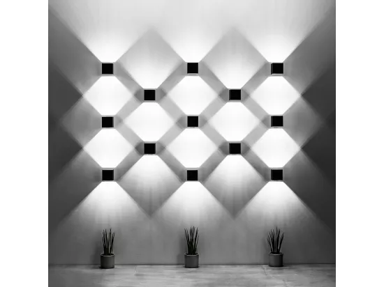 Sollux QUAD 1 Applique Murale Light Up Down Noir, G9