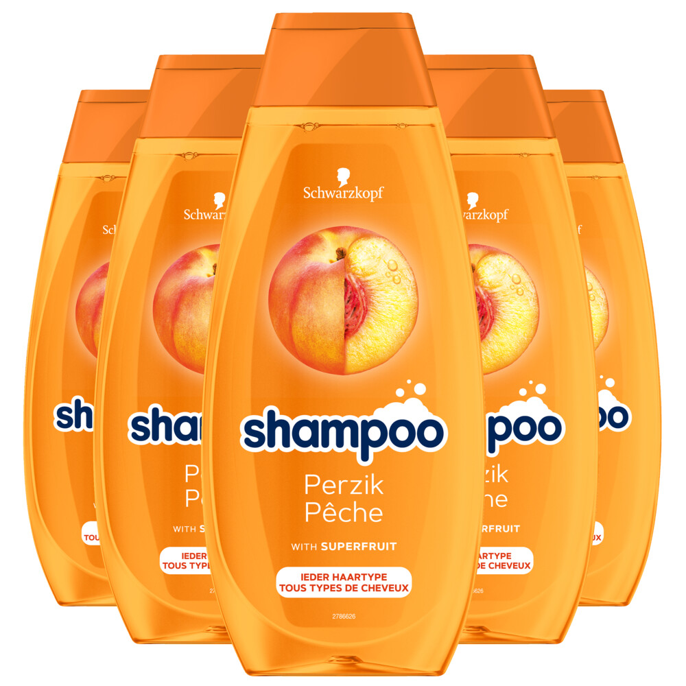 5x Schwarzkopf Perzik Shampoo400 ml