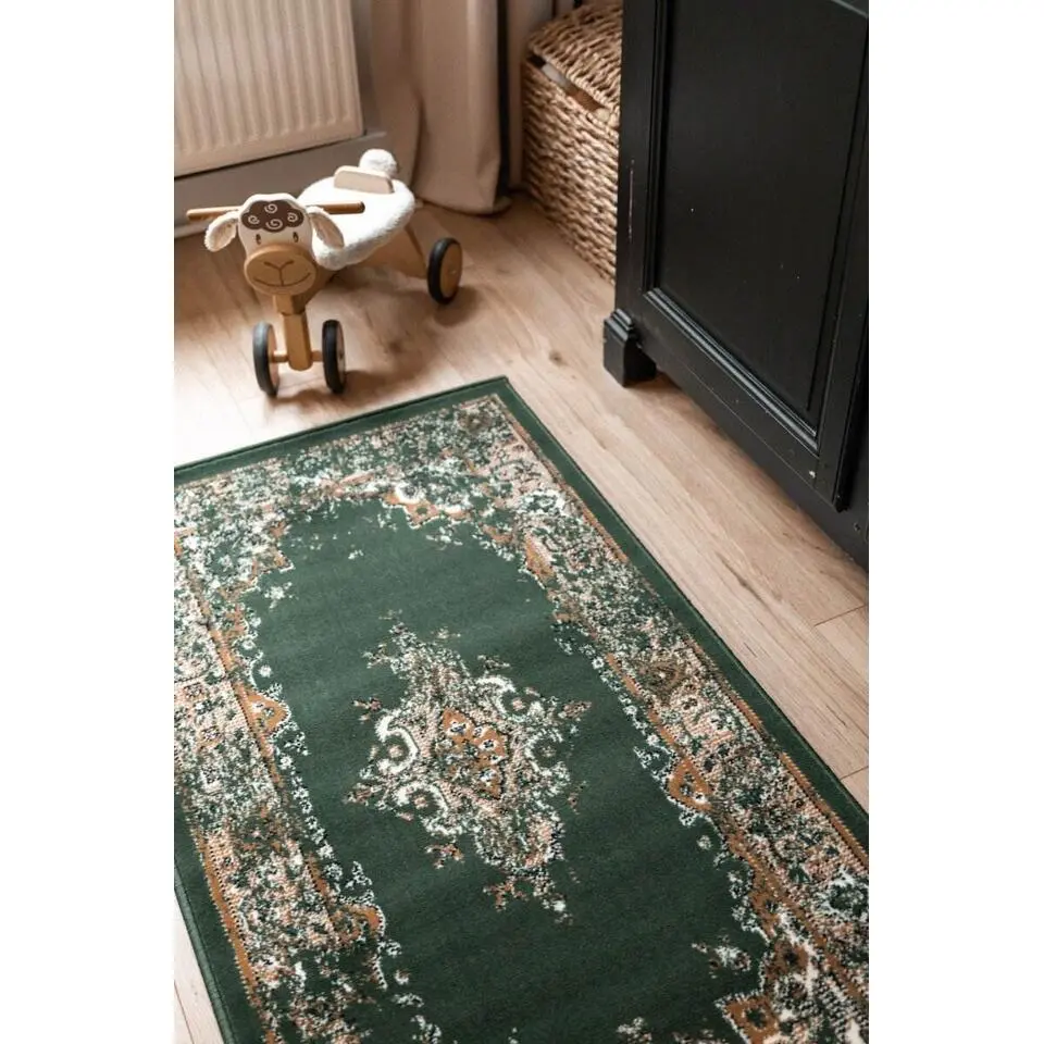 Interieur05 Vintage Vloerkleed Keshan groen - 150 x 80 cm