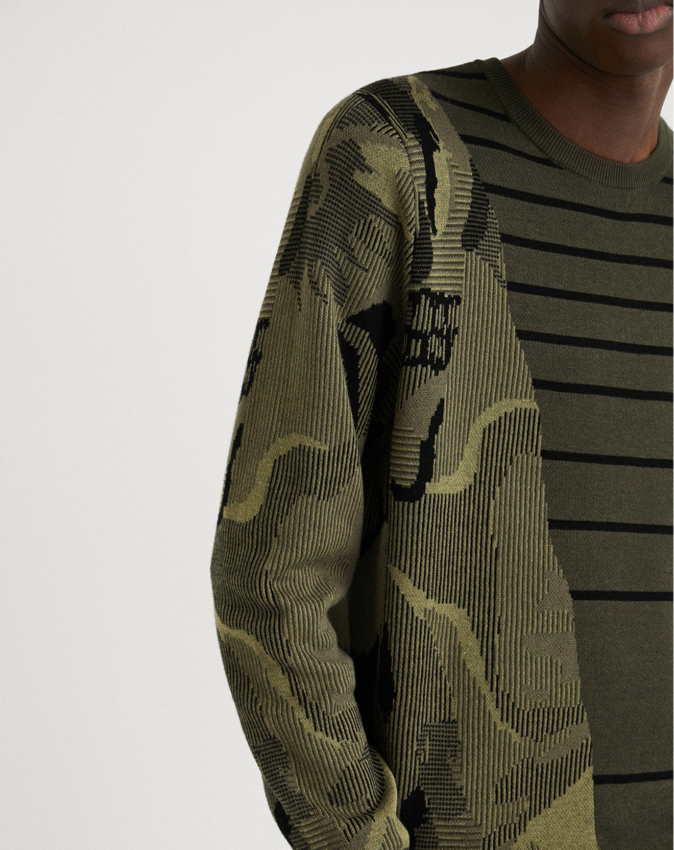 Desigual Pullover Ali vert kaki