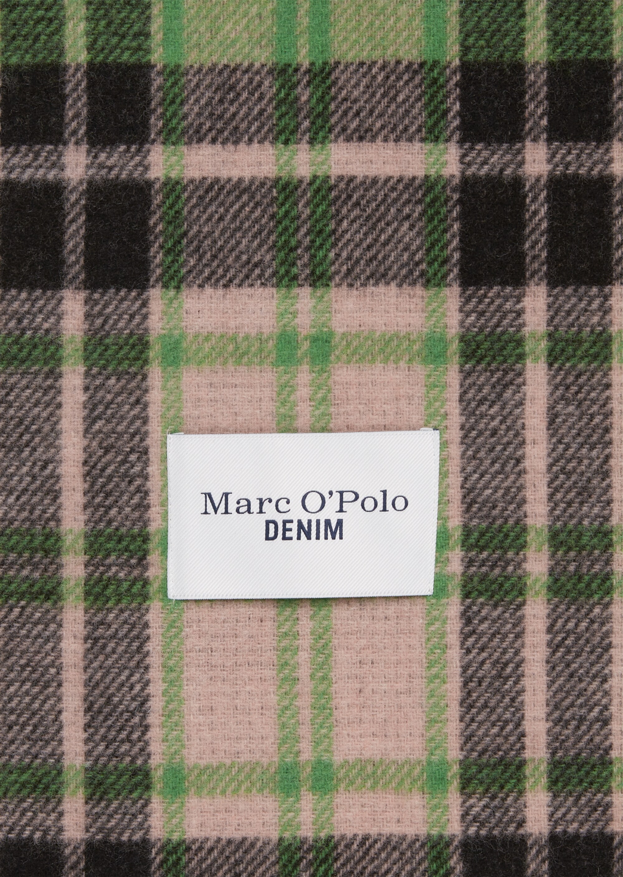 Doubleface-Schal aus Schurwolle-Mix