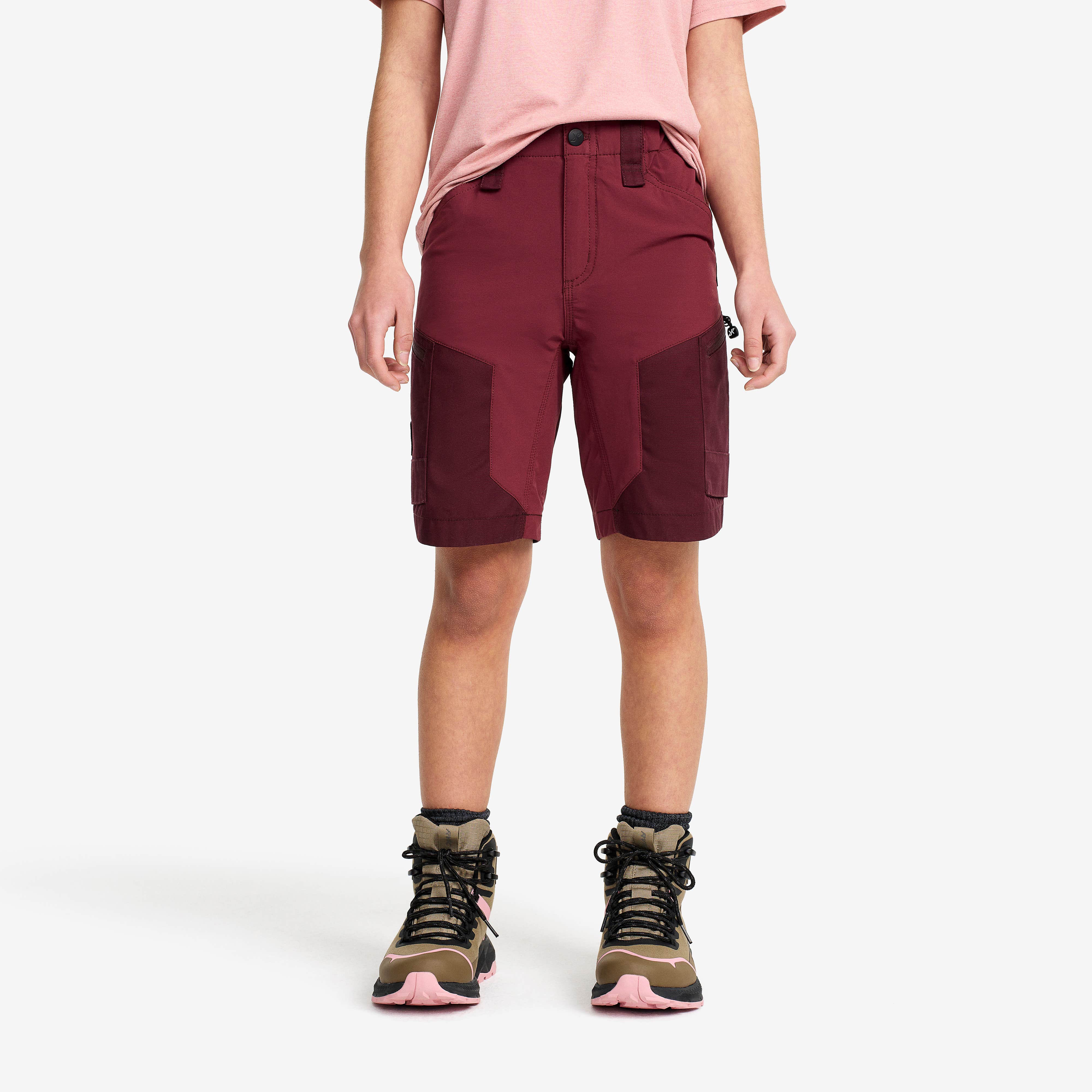 RVRC GP Shorts Teens Cherry
