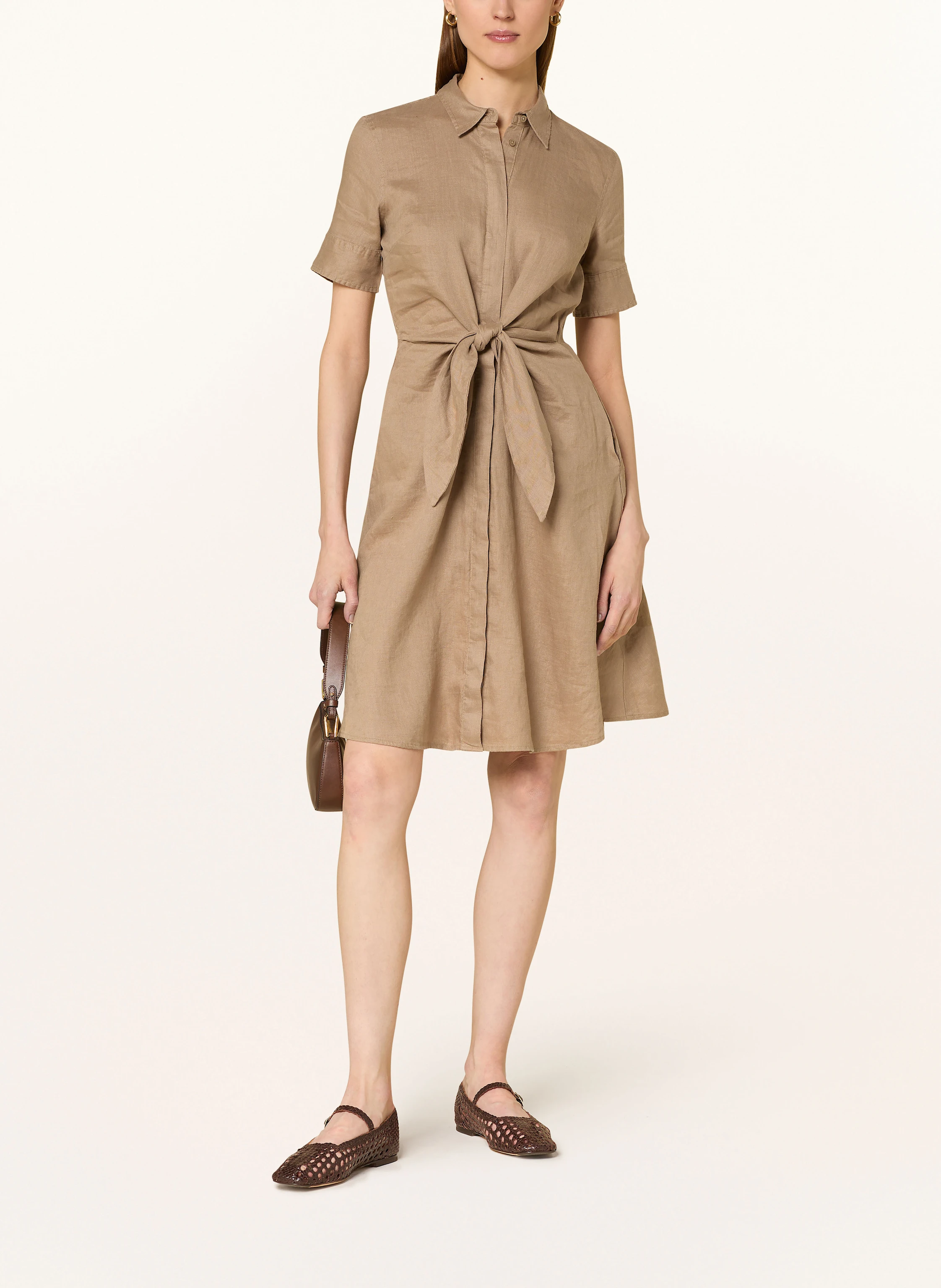 LAUREN RALPH LAUREN Hemdblusenkleid aus Leinen