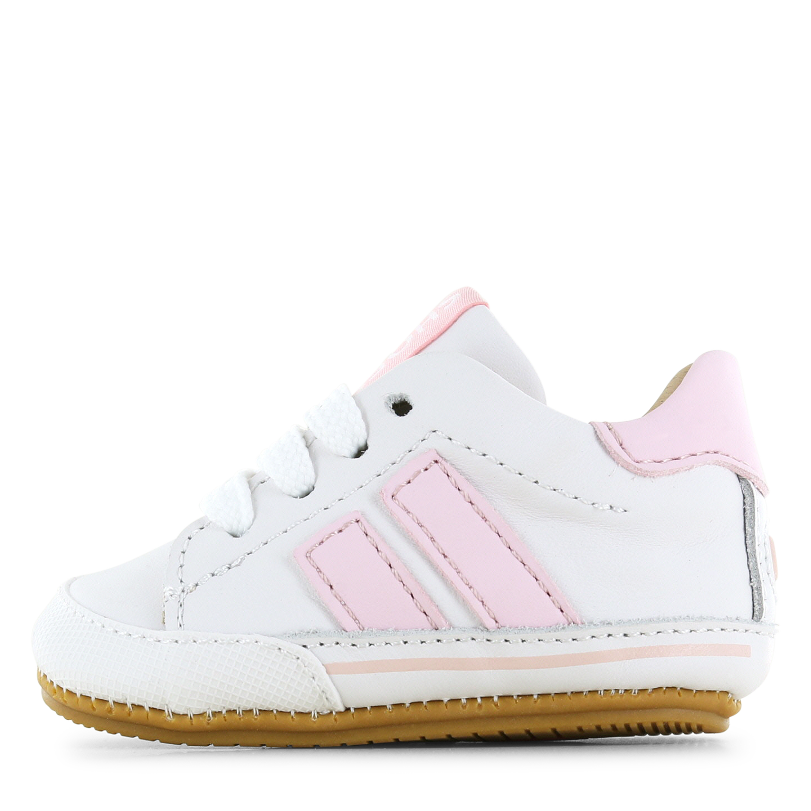 Shoesme wit-roze BABY-PROOF® schoentje Leer | Meisjes schoenen