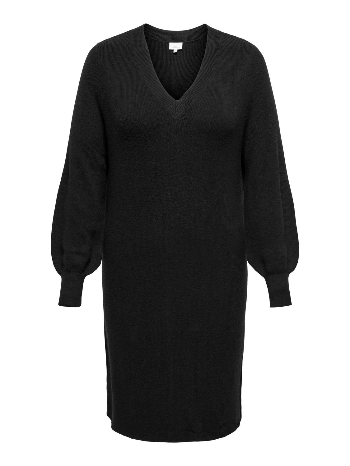 CARKATIA Midikleid Black