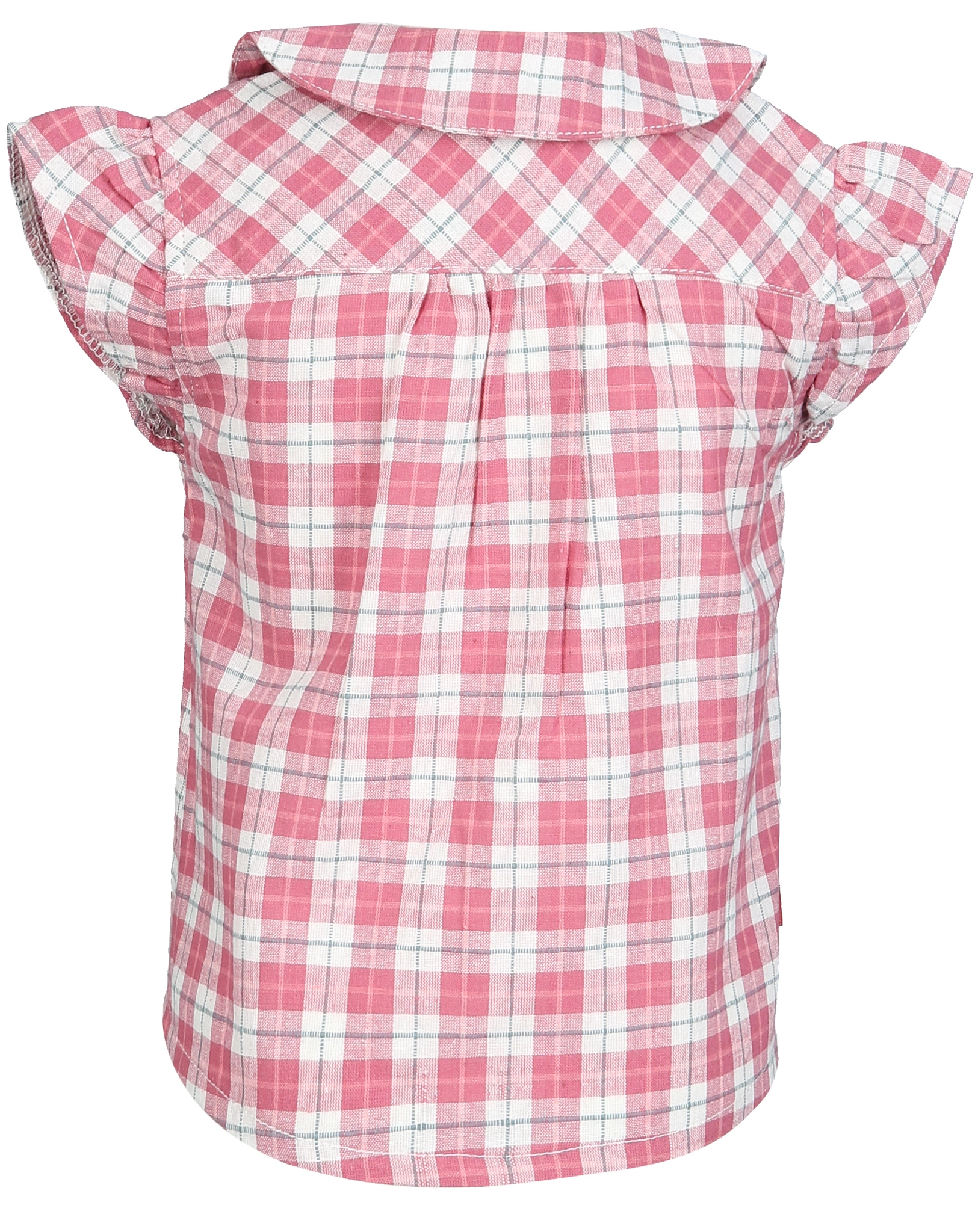 Bluse KNOT kariert in pink