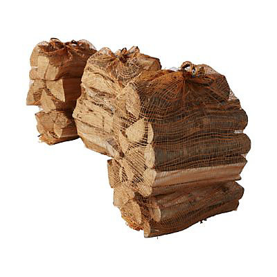 Bois de chauffage bûche de 30 cm - 25 dm3 - Prêt à l'emploi