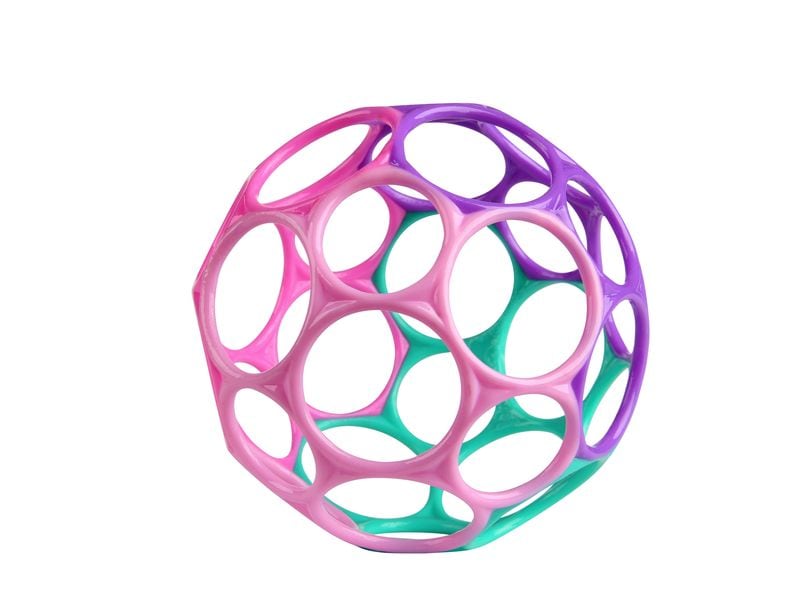 Oball Beschäftigungsspielzeug Classic Lila/Pink Klassischer Ball für Kinder
