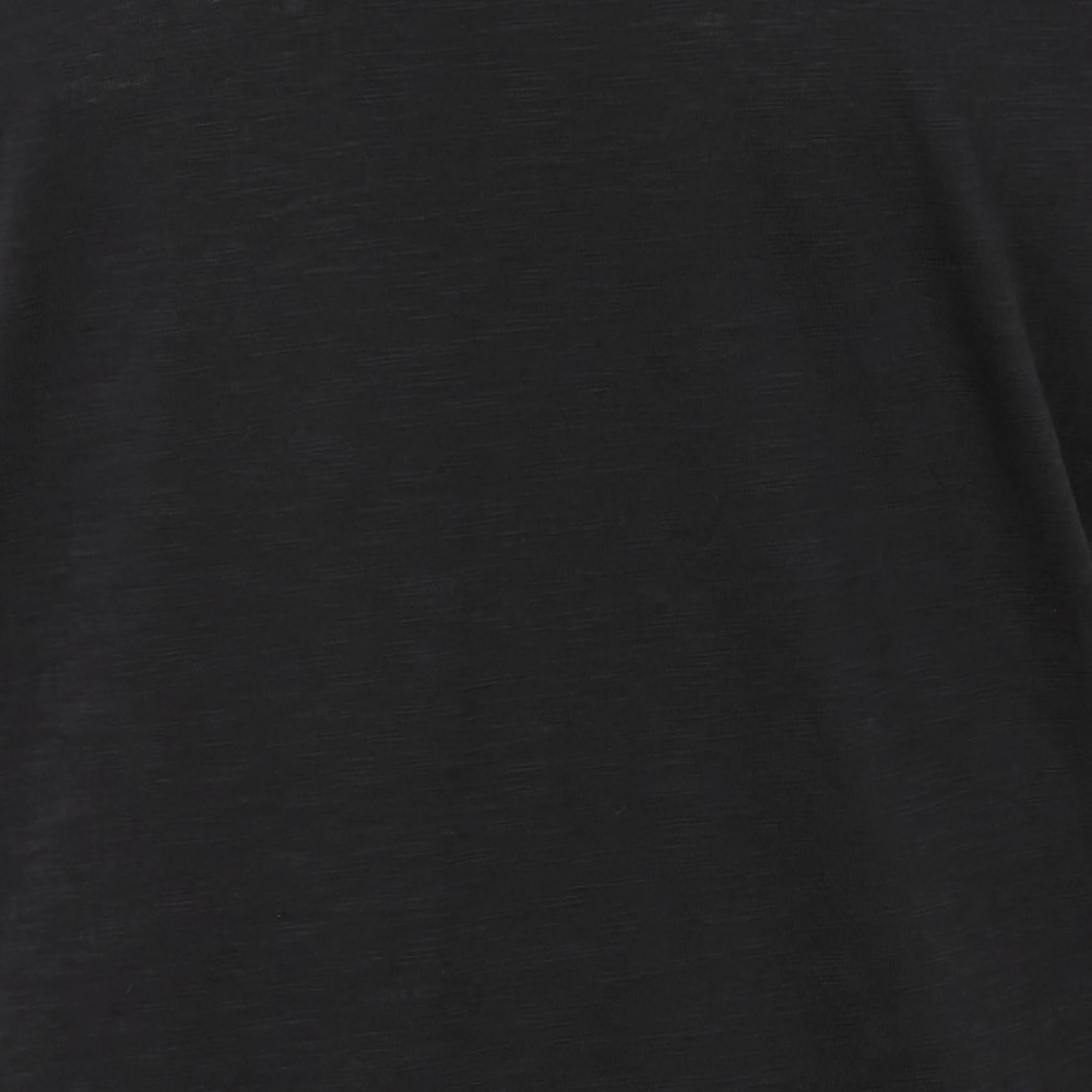 Tee-shirt col V regular-fit en coton | Noir
