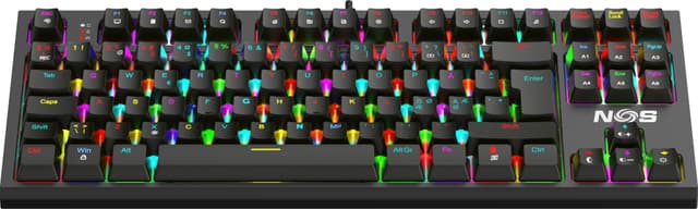 NOS C350 Gaming tastatur V2 RGB TKL