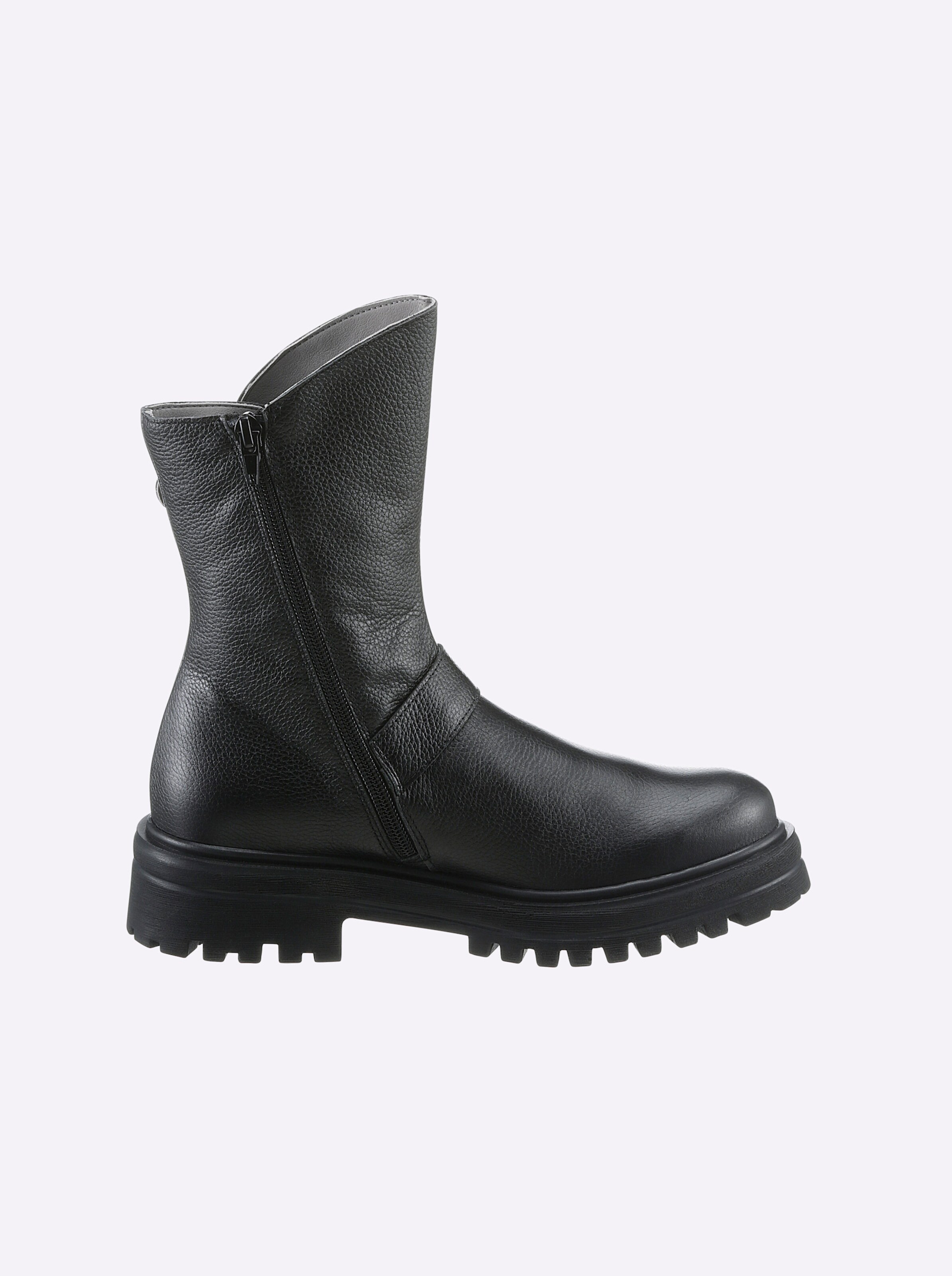 heine Stiefel in schwarz