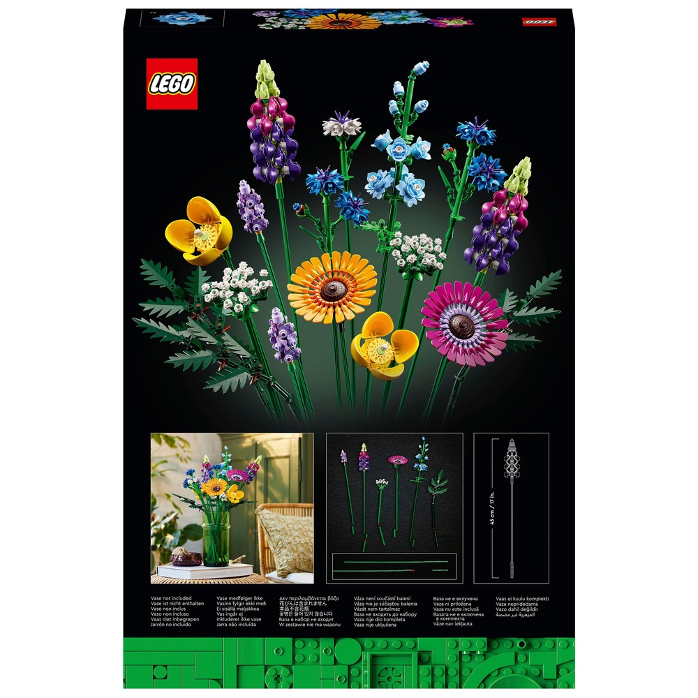 LEGO Icons 10313 Botanische Kollektion Wildblumenstrauß Blumenset